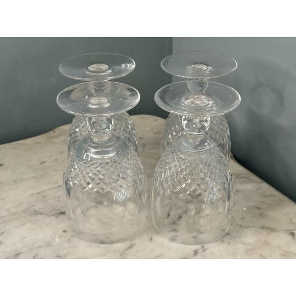 (3) Waterford Crystal ‘Colleen’ Glasses 5.25" Short Stem Water Goblet Wine Glass - Picture 10 of 16